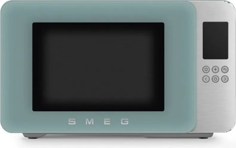 Микровълнова фурна с грил 4в1 SMEG Collezione MOC01EGMEU, 1900W, 29 л, 18 програми, Плавно затваряне, Звуков сигнал, LCD, Зелен