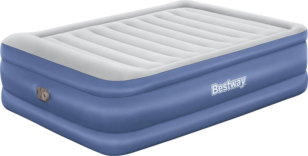 Надуваем матрак Bestway TriTech™ с вградена помпа 203 x 152 x 61 см