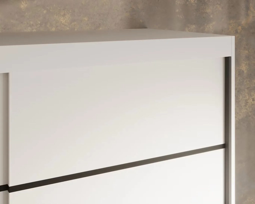 Гардероб Houston 150 плъзгащ се-Leuko