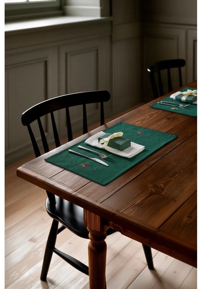 Подложка за хранене с коледен мотив със смес от памук 30x43 cm Christmas Fable – JUNA