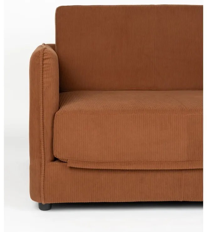 Оранжево-кафяво кресло Jopie – White Label