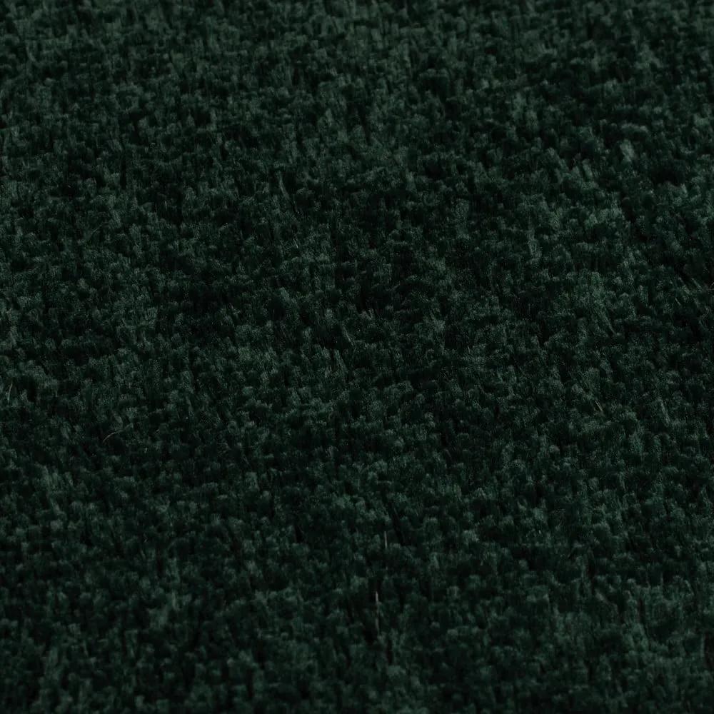 Тъмнозелена пътека от рециклирани влакна 60x230 cm Sheen – Flair Rugs
