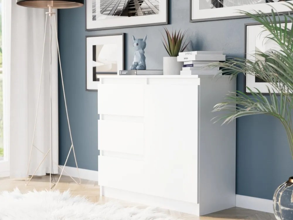 Комод R-80-S3 с чекмеджета 80 см - различни цветови варианти aнтрацит