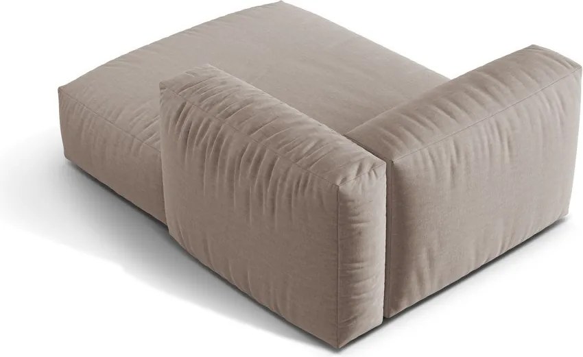 Бежов модул за диван (десен ъгъл) Martina – Micadoni Home