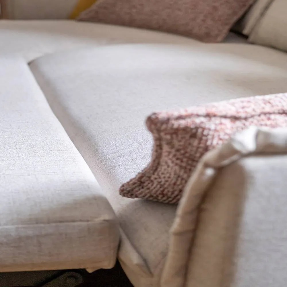 Светлосин ъглов разтегателен диван десен ъгъл Charming Charlie - Miuform