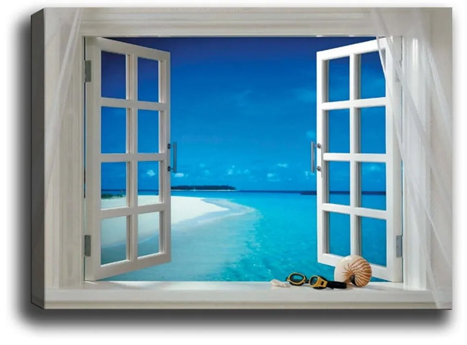 Живопис , 70 x 50 cm Open Window - Tablo Center