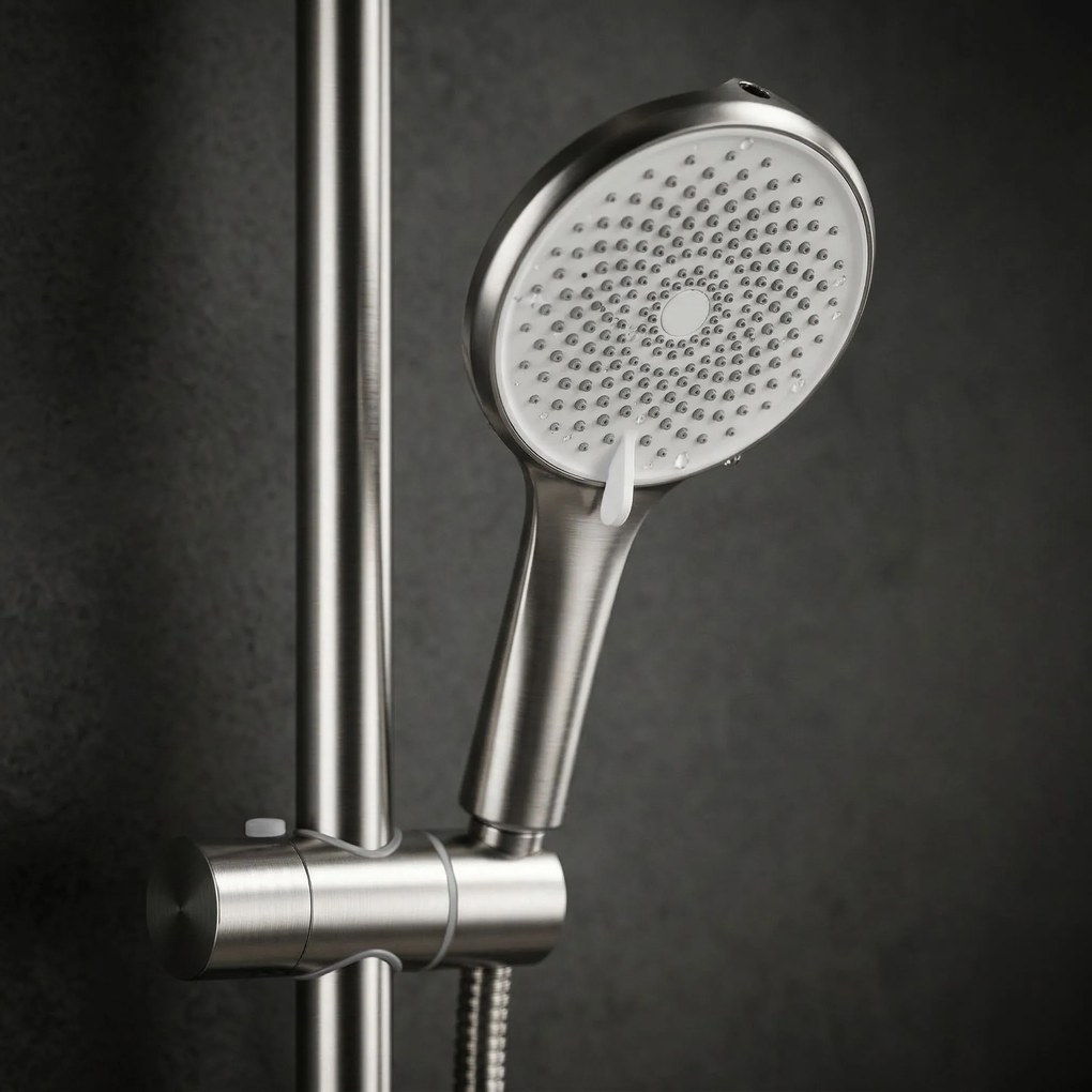 Комплект за душ Rea Rivo Brush Nickel