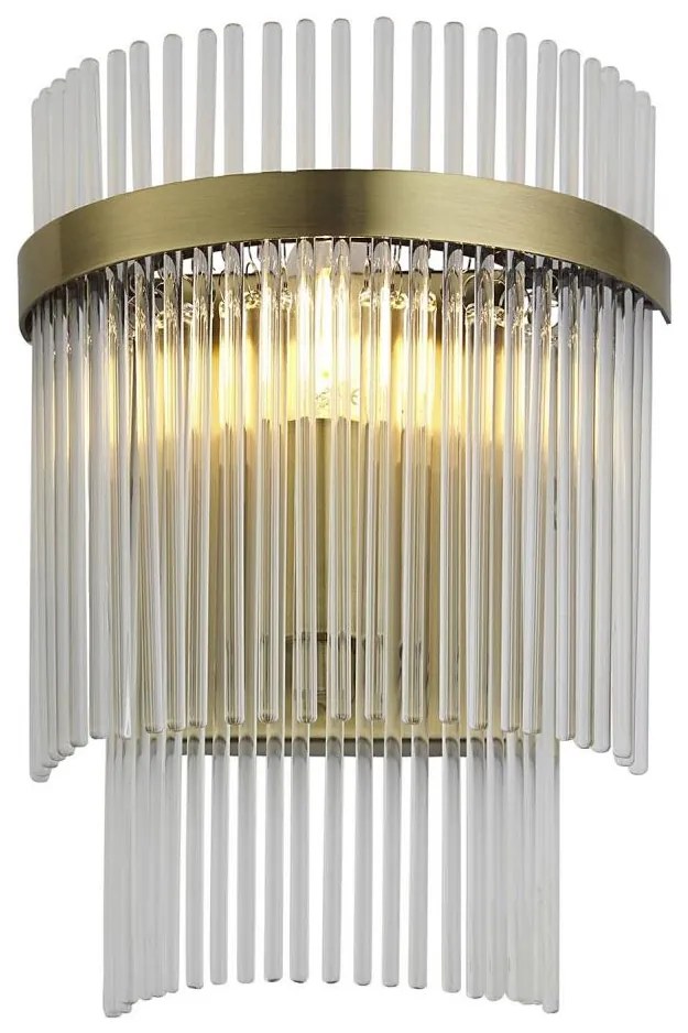 Endon 99168 - Аплик MARIETTA 1xE14/6W/230V месинг/прозрачен