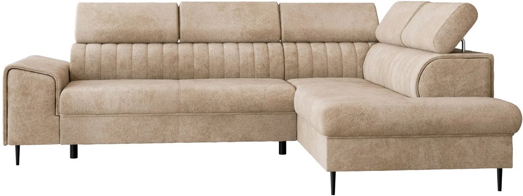 Ъглов диван Kadurin-Бежов-Десен