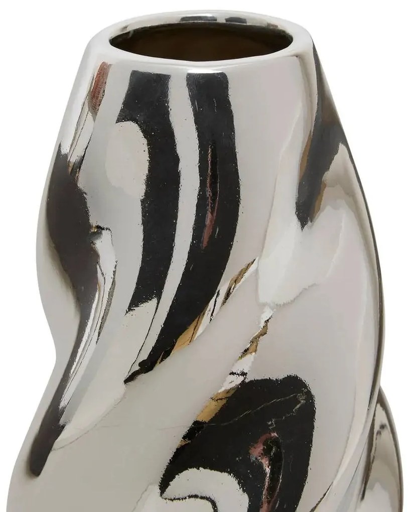 Ваза atmosphera Sky, Керамика, Сребърна, 21 cm