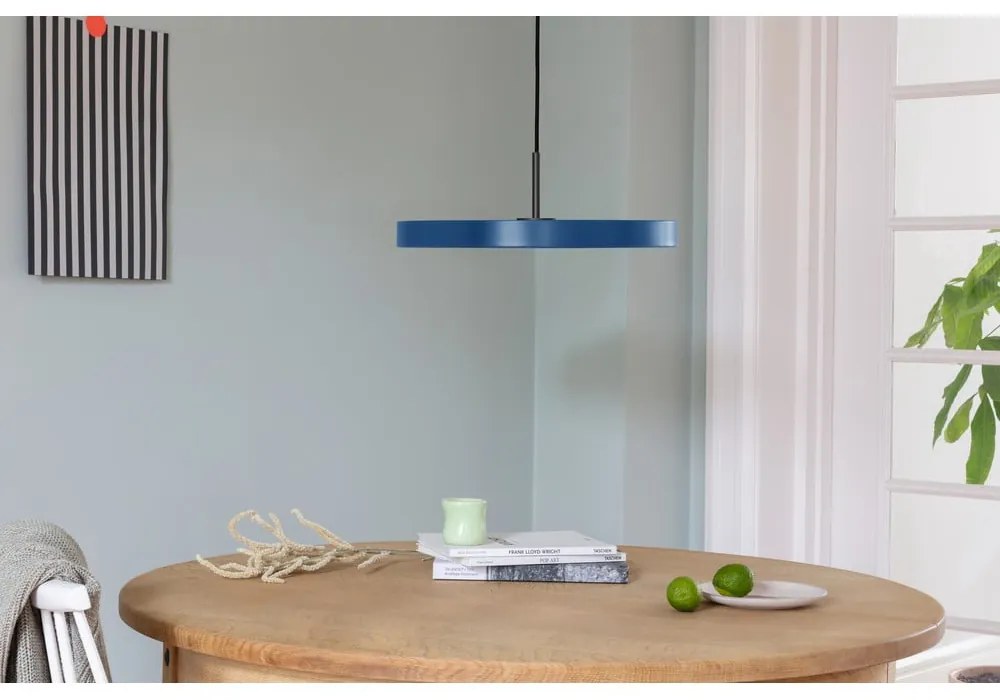 LED висящо осветително тяло с метален абажур в петролен цвят ø 43 cm Asteria Medium – UMAGE