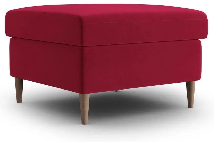 Червена кадифена табуретка Kyoto – Cosmopolitan Design