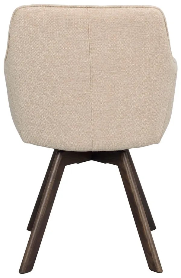 Бежови тапицирани трапезни столове в комплект 2 бр. Alison – Rowico