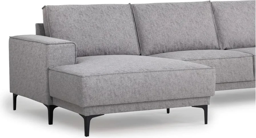 Светлосив ъглов диван (ляв ъгъл) Copenhagen - Scandic