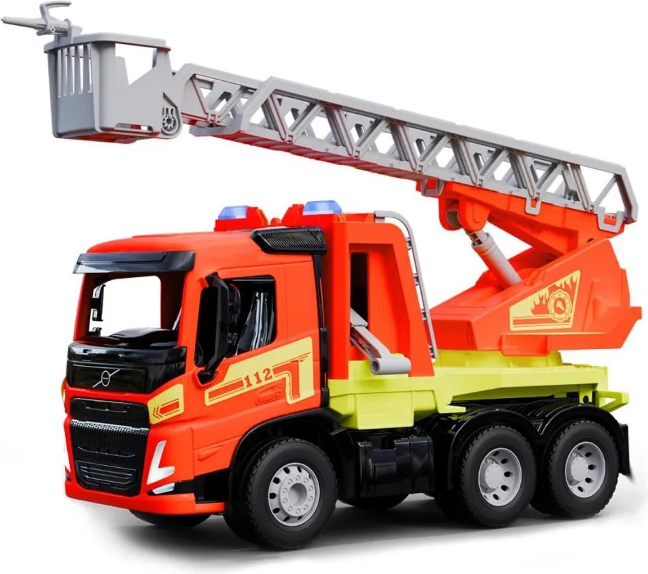 Пожарна машина Volvo с 48-сантиметрова подвижна стълба — оранжева