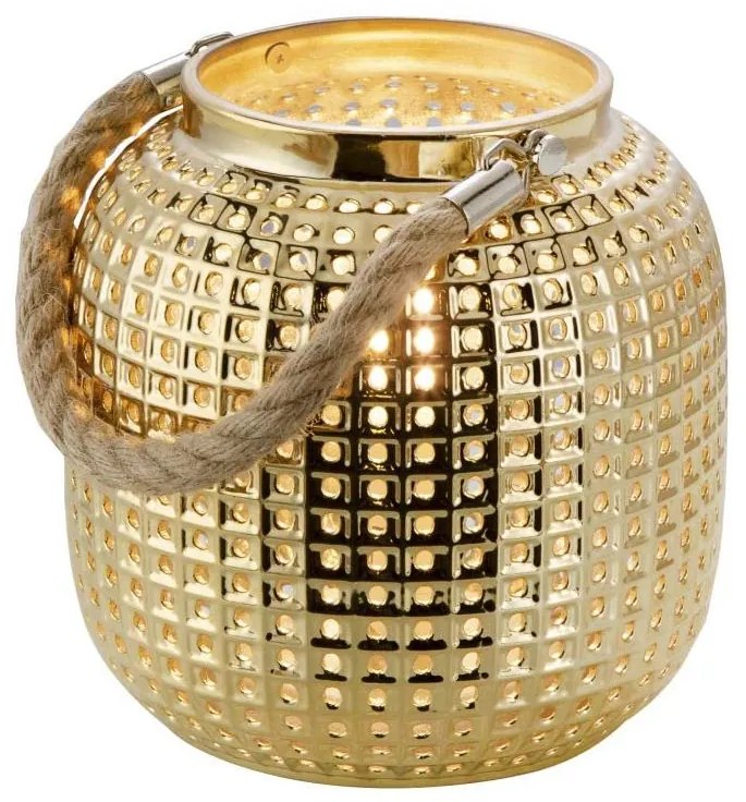 Globo 50770145 - Декоративна настолна лампа BOLA 1xE14/40W/230V златна