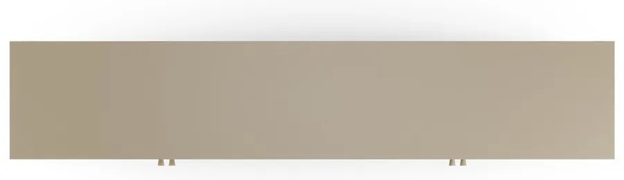 Кремава метална маса за телевизор 160x50x35 cm Fayna – Marckeric