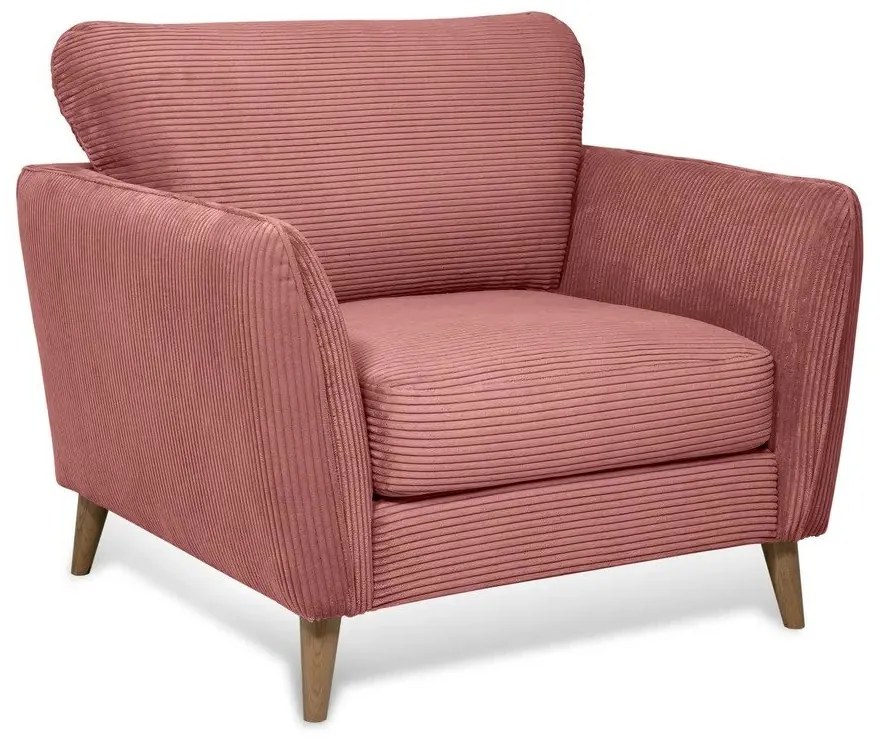 Розово кресло от рипсено кадифе Paris – Scandic