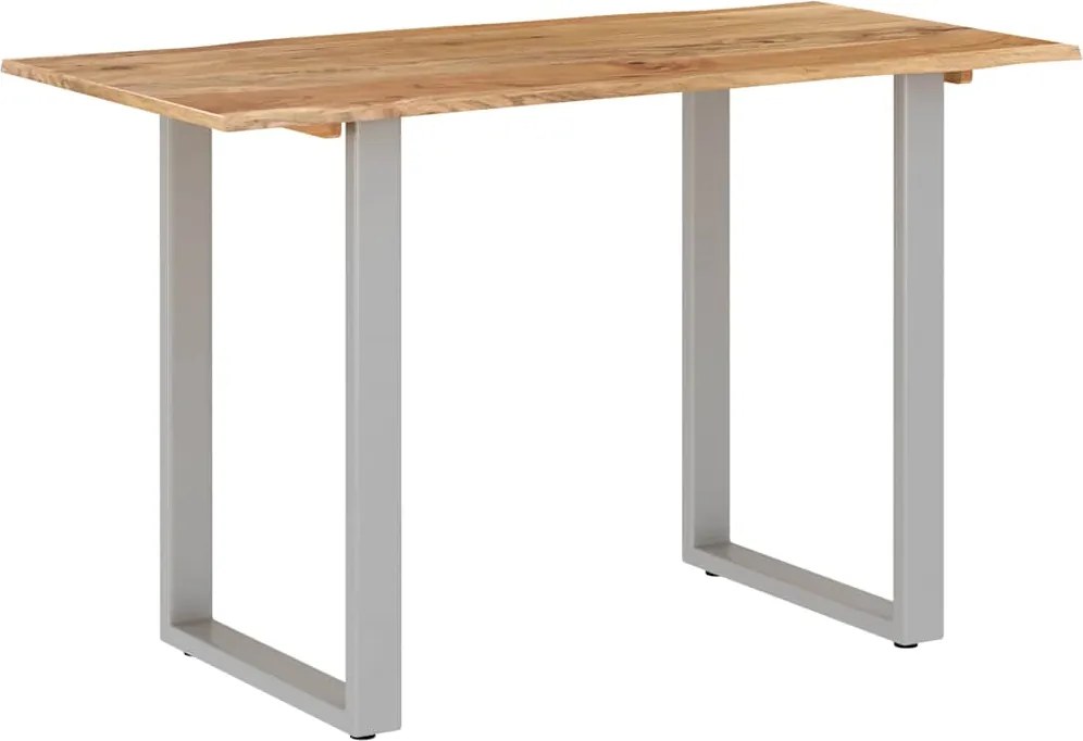 286479 vidaXL Трапезна маса, 118x58x76 см, акациево дърво масив