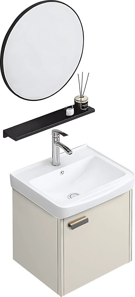 Комплект мебели за баня с мивка Molly 40cm Beige