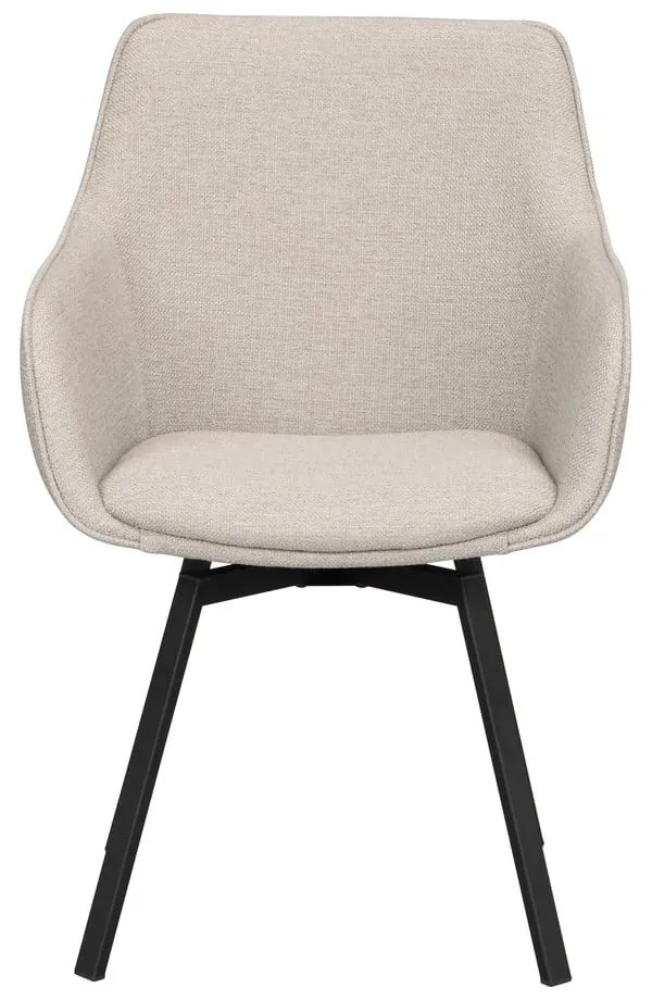 Бежови тапицирани трапезни столове в комплект 2 бр. Alison – Rowico