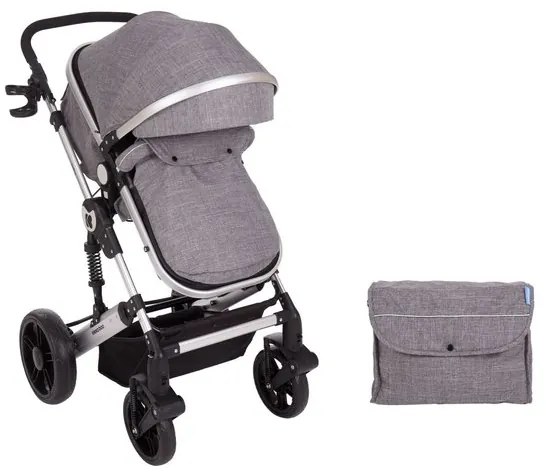 Бебешка количка 2в1 Darling KIKKABOO - Dark Grey