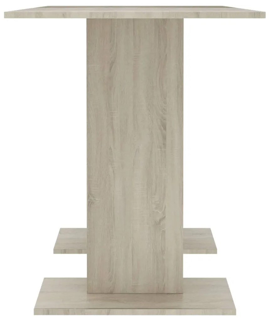 Трапезна маса, дъб сонома, 110x60x75 см, инженерно дърво