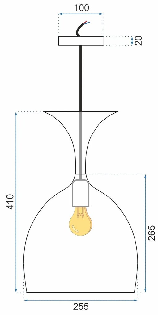 Пендел METAL White APP291-1CP