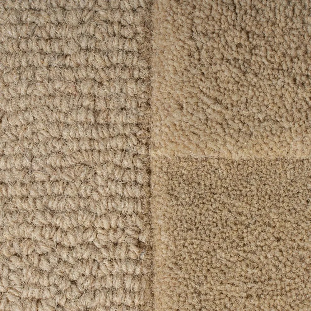 Бежов вълнен кръгъл килим ø 160 cm Gigi - Flair Rugs