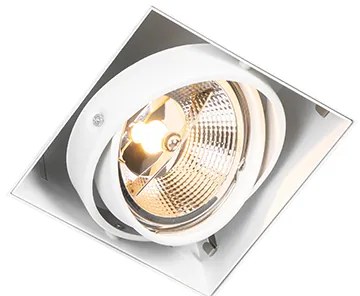 Вграден прожектор бял GU10 AR111 без рамка регулируем - Oneon