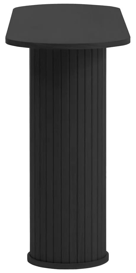 Черна конзолна маса 40x130 cm Nola – Unique Furniture