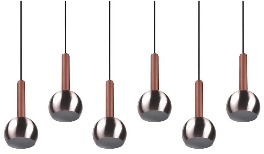 Черно висящо осветително тяло Ciliana – CINQUE