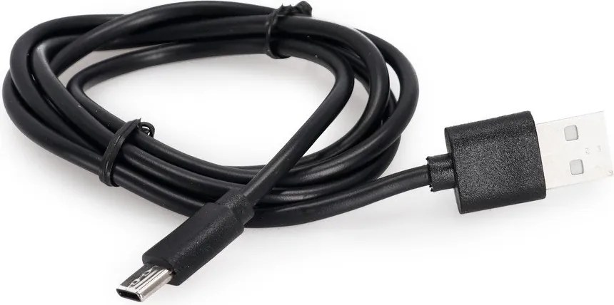 Черна метална LED затъмняваща се настолна лампа с пластмасов абажур (височина 16 cm) Cardamom – Bizzotto