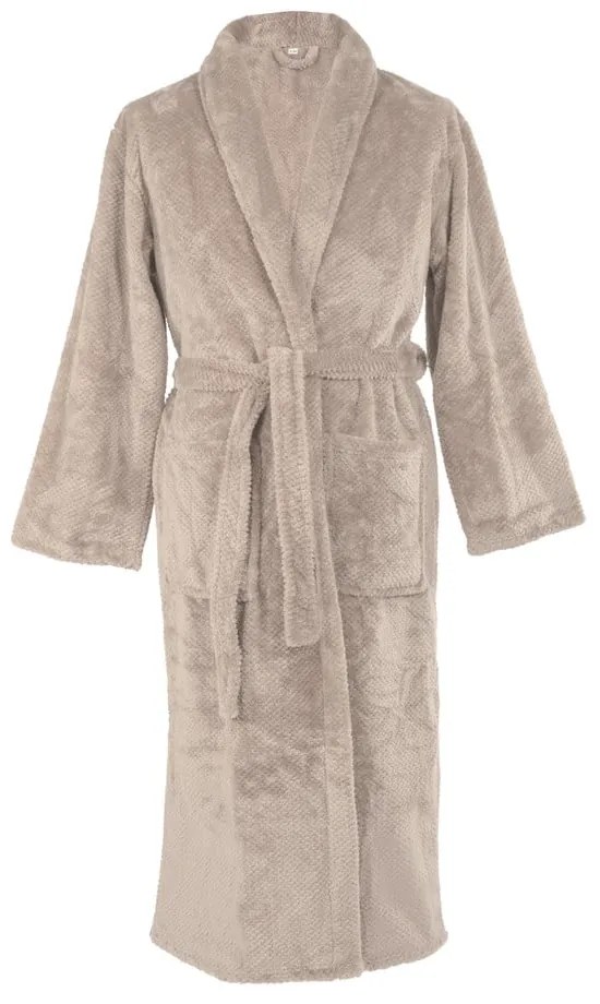 Кафяво-сива хавлия от микроплюш размер S/M Pippa – Tiseco Home Studio