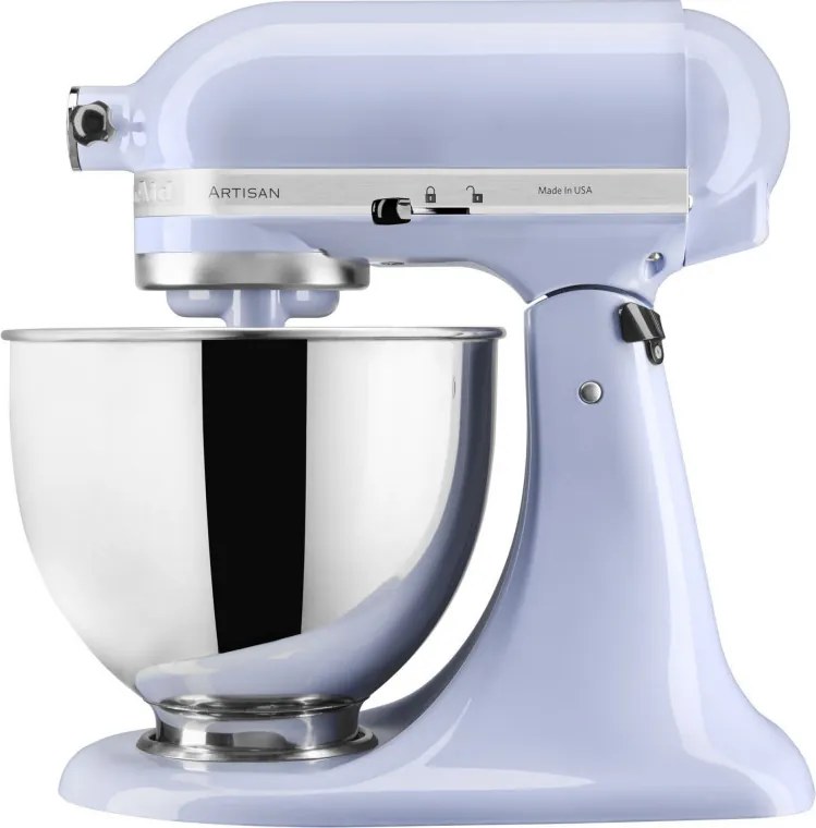 Планетарен миксер KitchenAid Artisan Elegance 5KSM125ELR Lavander Cream, 300W, 4.8 л, Direct drive, 10 скорости, Лилав