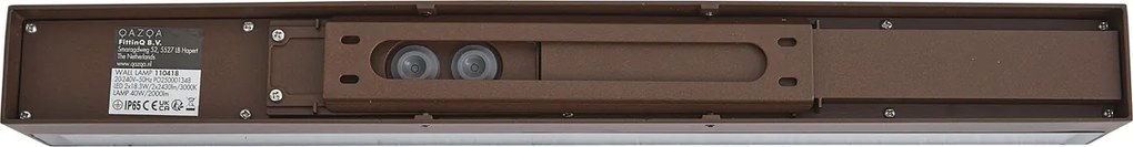 Индустриална външна стенна лампа ръждивокафява 55 см вкл. LED IP65 - Hannah