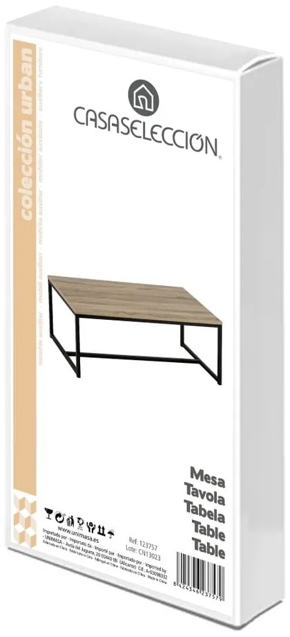 Масичка за кафе в естествен цвят 50x100 cm Urban - Casa Selección