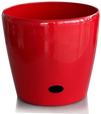 Саксия кръгла 45 х 42см - Червена