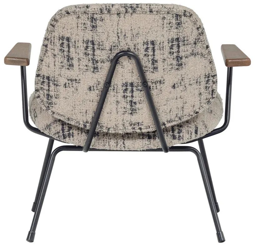 Бежово шенилово кресло Aure – WOOOD