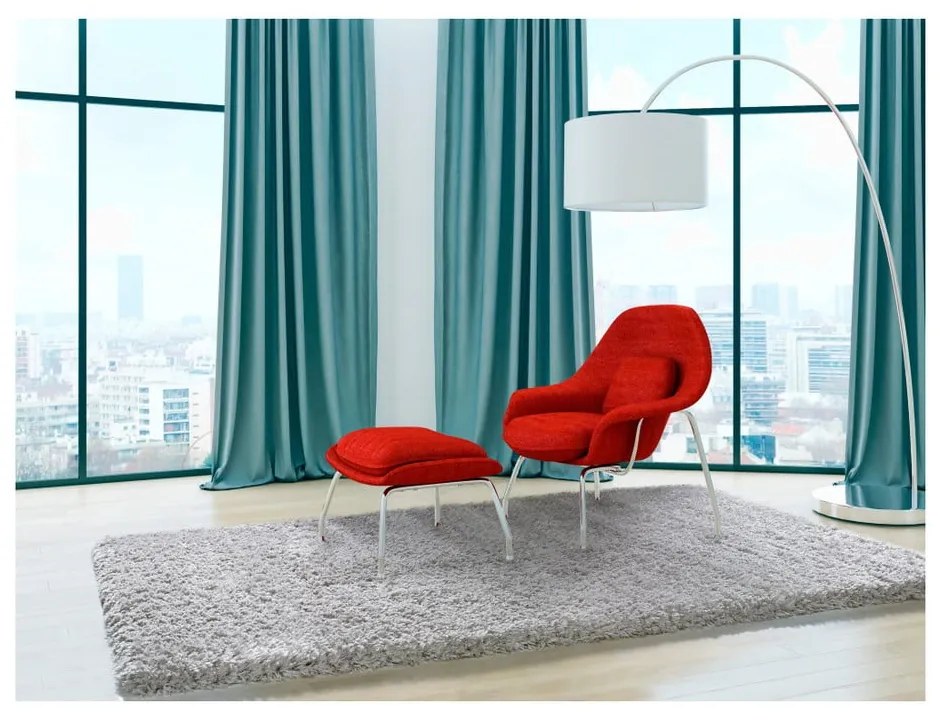 Šedý koberec Universal Floki Liso, 160 x 230 cm