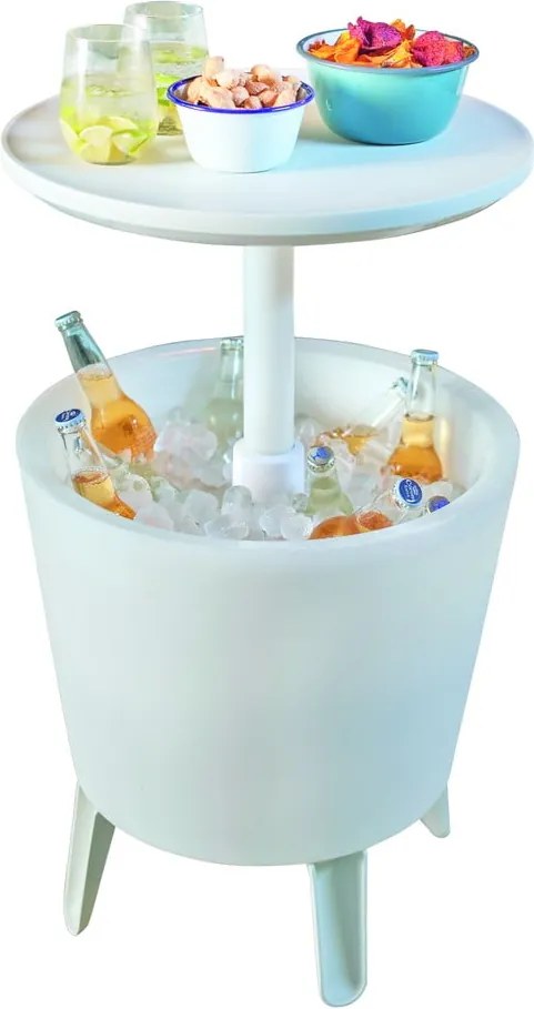 Кръгла градинска маса с тавичка за лед 49.5x49.5 cm Illuminated cool – Keter