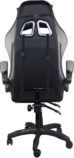 Гейминг стол Pu BF7850-Черен-Сиво