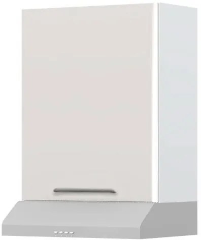 Висящ шкаф Modena A9-60-1K за кухненски аспиратор-White - Gray light
