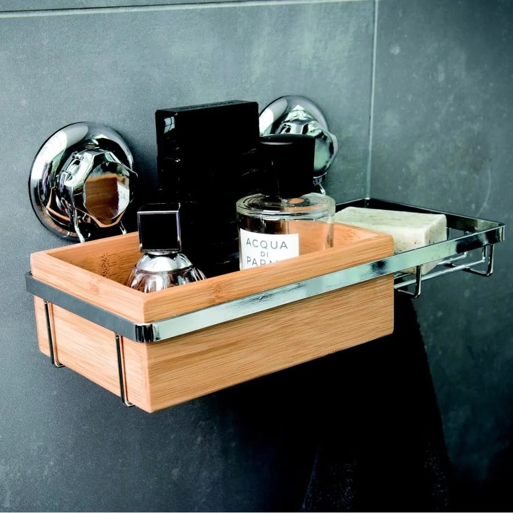 Бамбукова кошница за стена със сапун Spa - Compactor