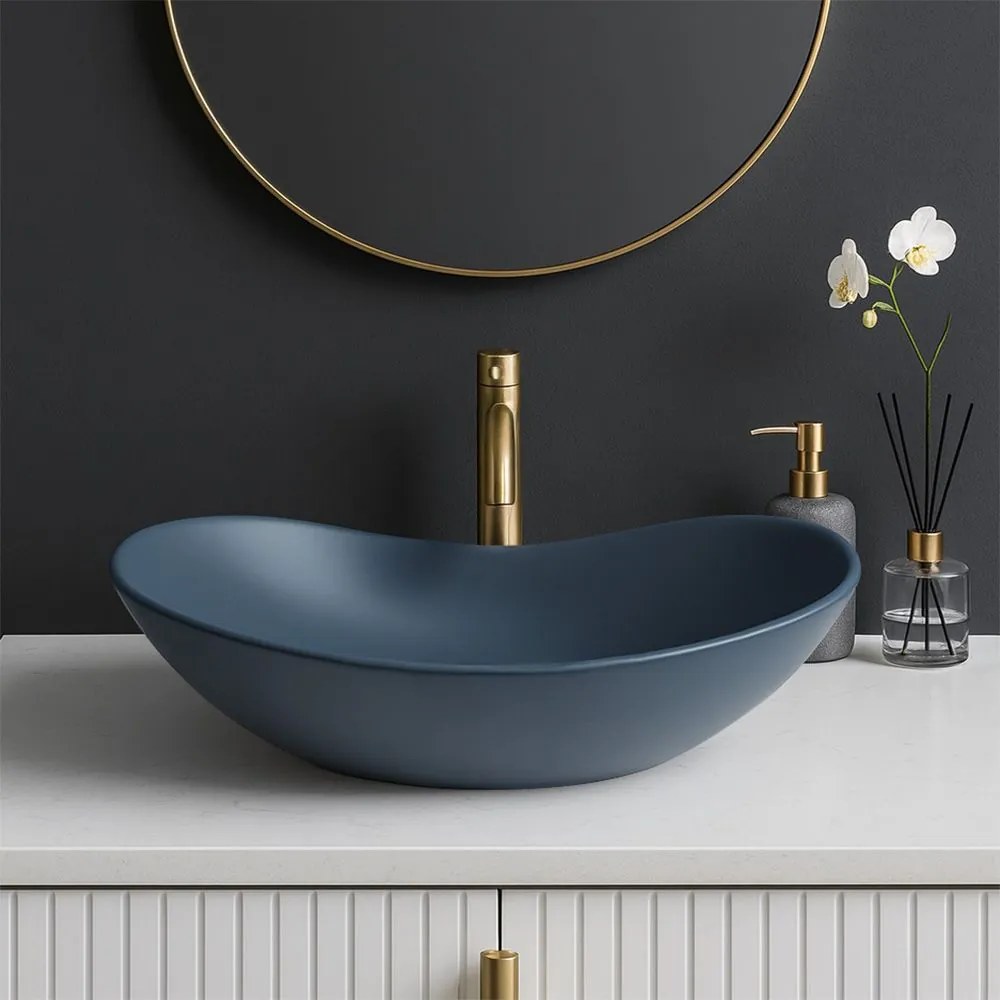 Умивалник за плот Rea Royal Blueberry Matt