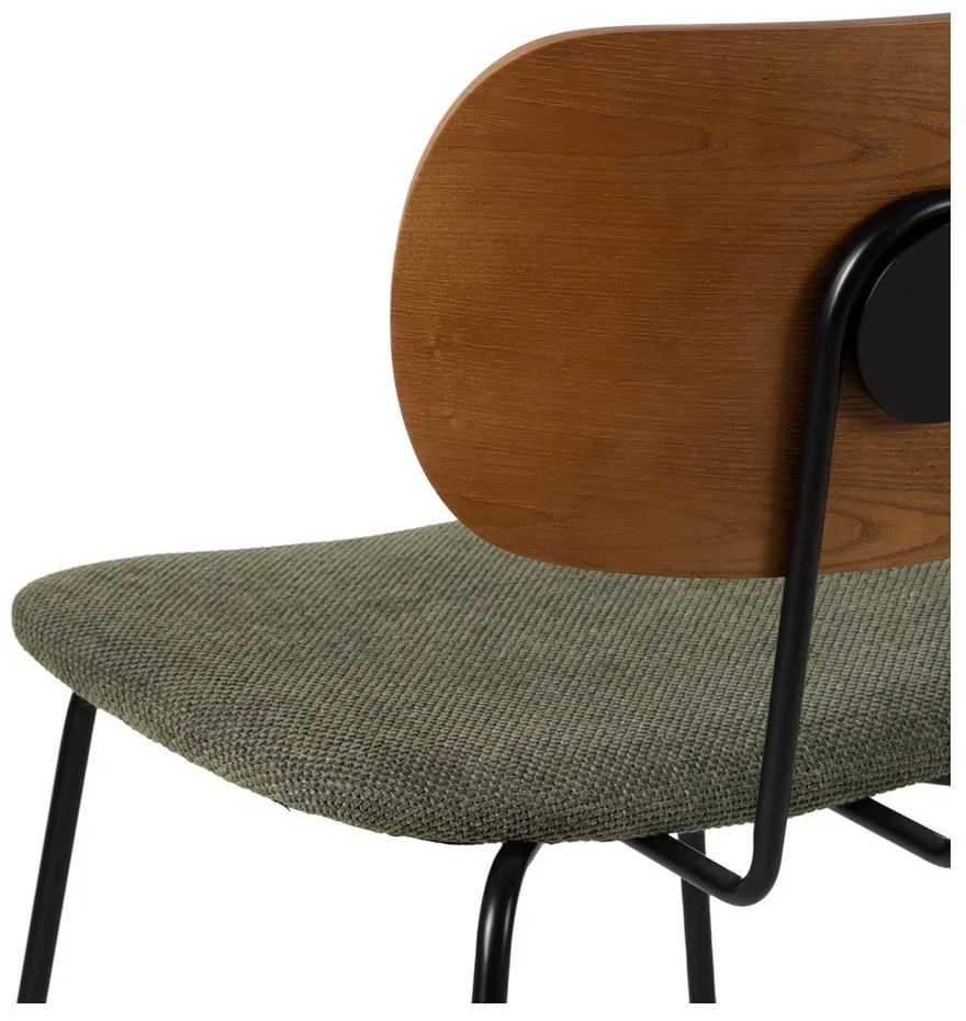 Зелено-кафяви трапезни столове в комплект от 4 броя Cleo - Ixia