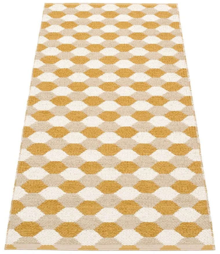 Пътека за открито и закрито в цвят жълта охра 70x160 cm Dana Ochre – Pappelina
