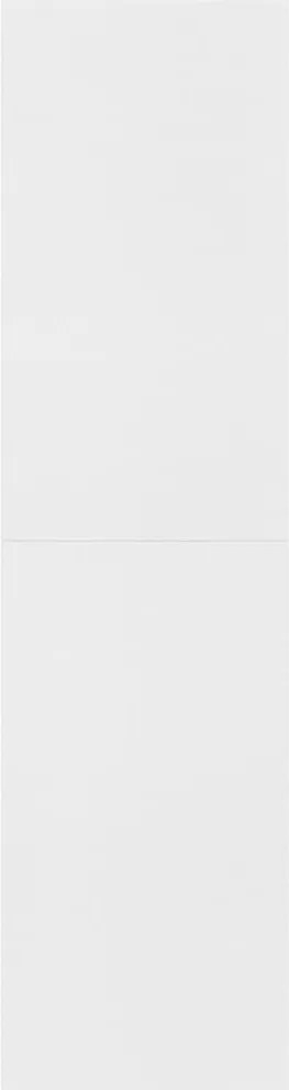 Библиотека/разделител за стая, бяла, 155x24x160 см, ПДЧ