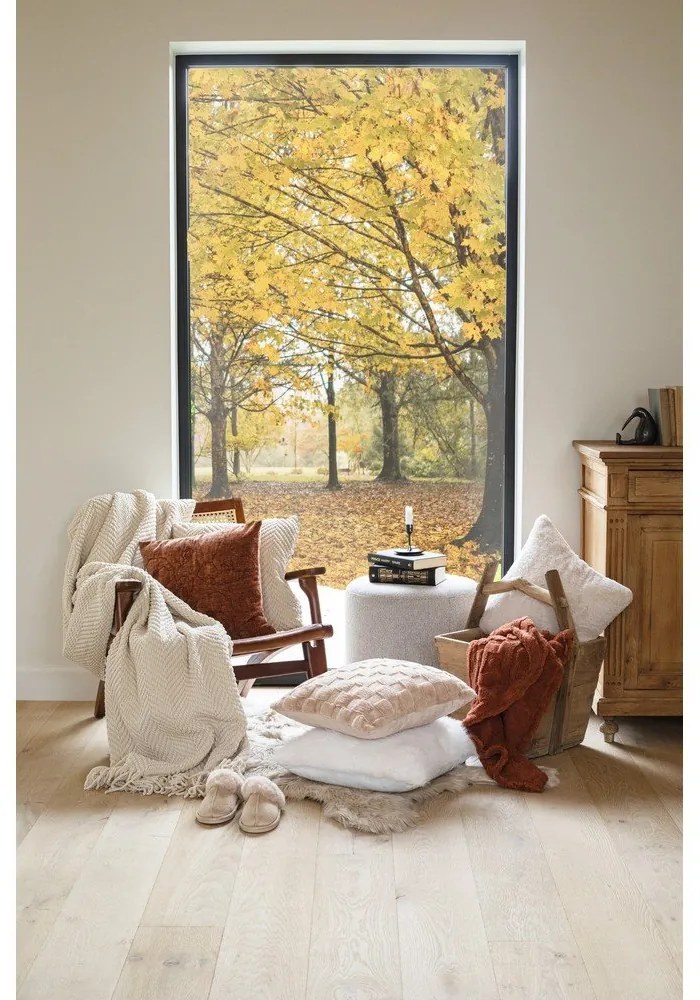 Декоративна възглавница от микроплюш 45x45 cm Rava – Tiseco Home Studio