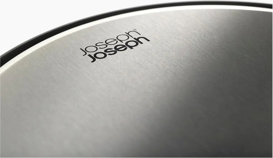 Кошче за боклук с педал от неръждаема стомана в блестящо сребрист цвят 10 l Arc – Joseph Joseph